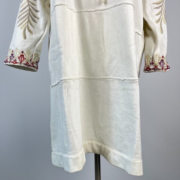 NWOT Johnny Was Sweater Dress Pullover Embroidered Floral High Neck Size S - Picture 4 of 13